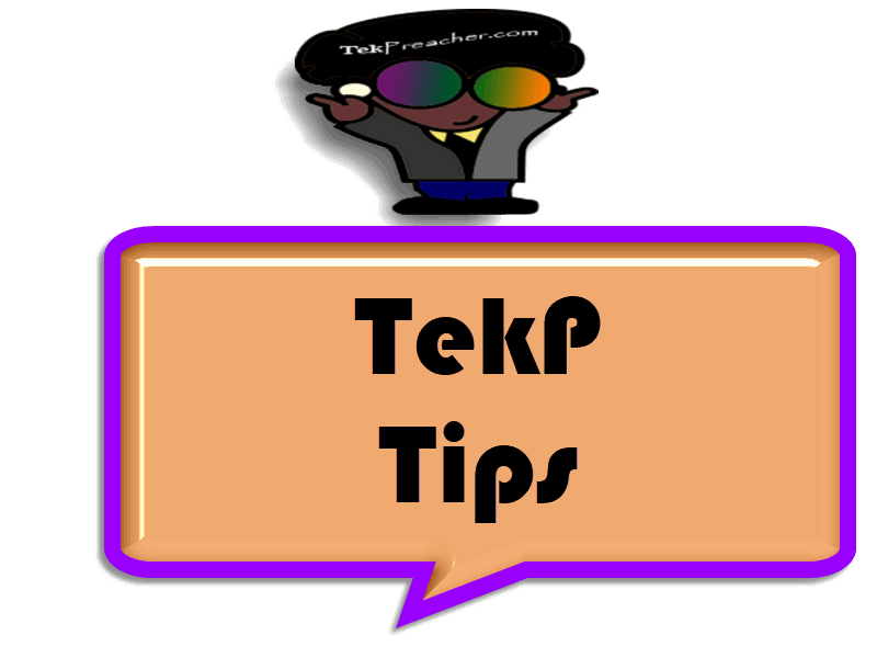 TekPreacherTips